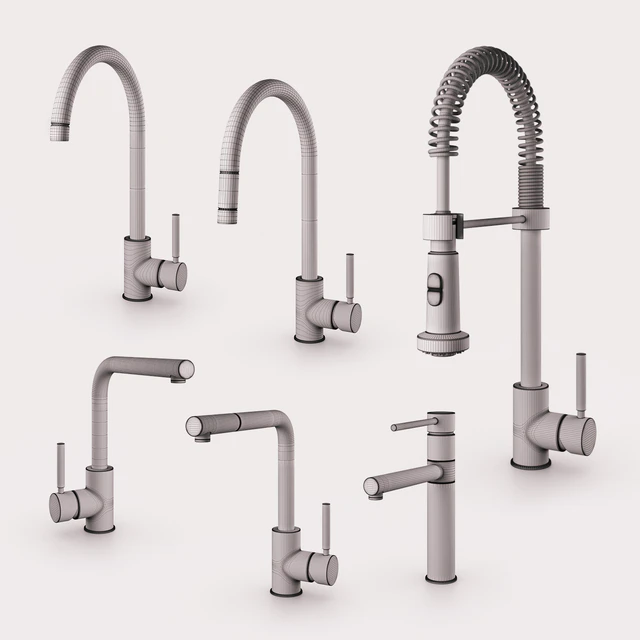 Набор кухонных смесителей Gessi Neutron — Скачать