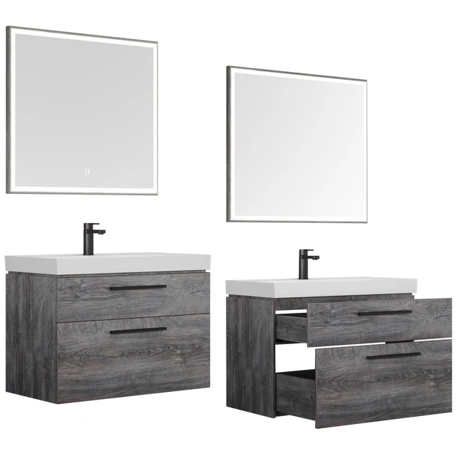 Nova 75/90 Oak Rochelieu (2 drawers) — Descargar