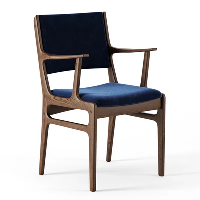 Coppice Upholstered Dining Armchair by Westelm — Вид 1