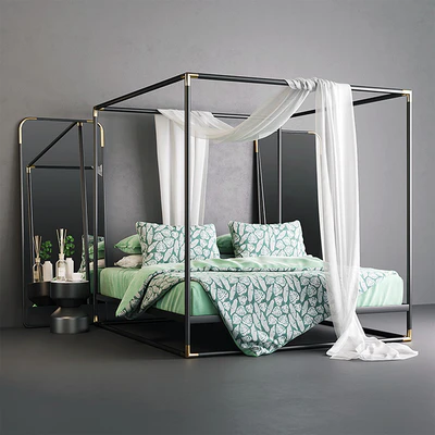 Frame Canopy Bed — Ver 1