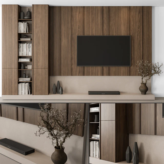 TV Wall Wooden - Set 110 — Descargar