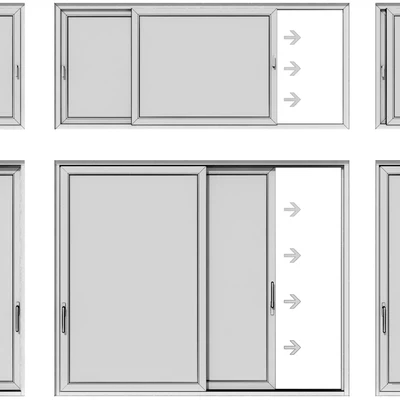 Раздвижные витражные алюминиевые окна /  Sliding Stained Glass Aluminum Windows — Вид 6