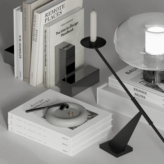 Decorative set with Fontanella table lamp — Скачать