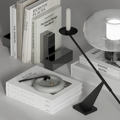 Decorative set with Fontanella table lamp — Вид 5