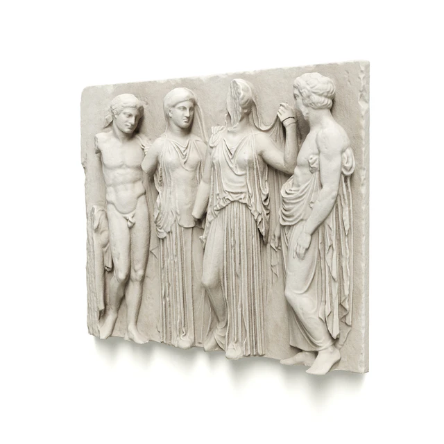 Greek Attic relief wall panel — Скачать