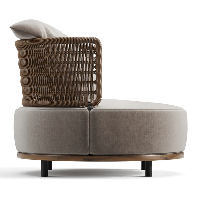 Minotti quadrado armchair — Скачать