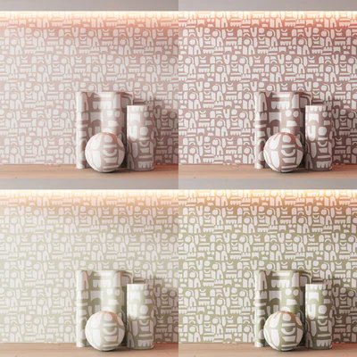 483 Paper Colliding Wallpaper by urbanroad 6 color options — Ver 7