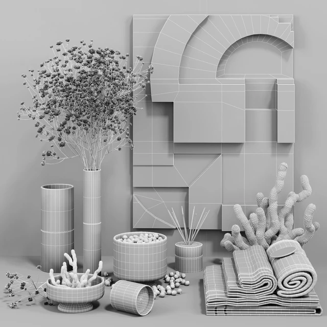 Decorative composition - wildflowers — Скачать