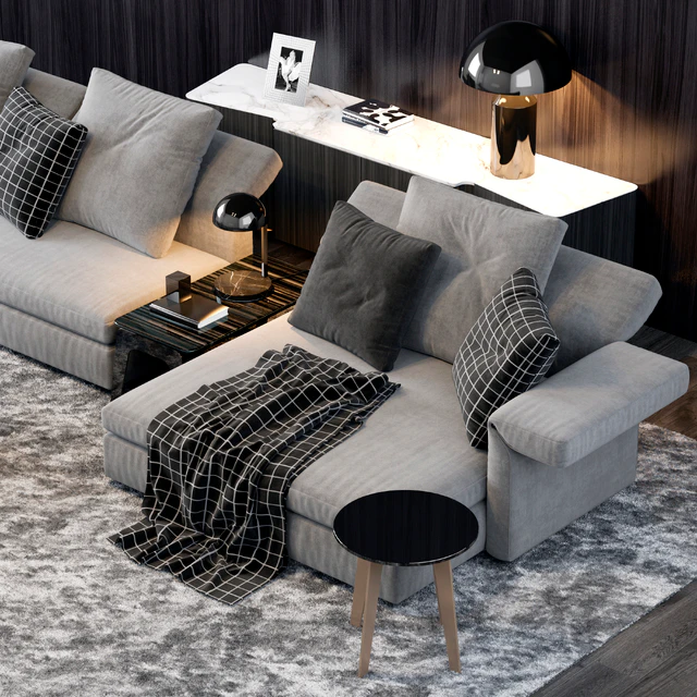 Minotti Collar Sofa — Descargar