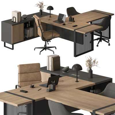 Manager Desk - Office Furniture 642 — Ver 1