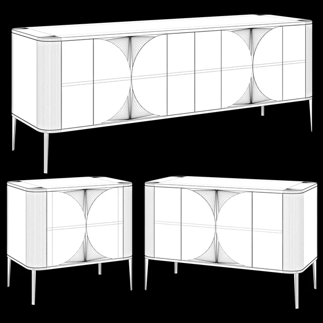 Art Deco chest of drawers and bedside 06 — Descargar