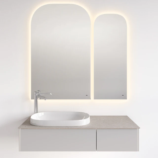 Sink with MAGICA cabinet, VETRATA mirror and ETERNA mixer, Kerama Marazzi — Descargar