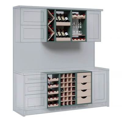 Wine sections for kitchen sets. — Ver 6