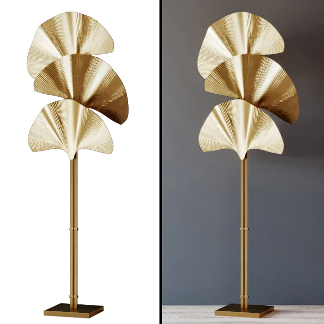 Floor Lamp Floor Lamp Las Palmas Gold — Descargar