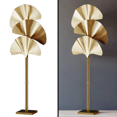 Floor Lamp Floor Lamp Las Palmas Gold — Ver 1