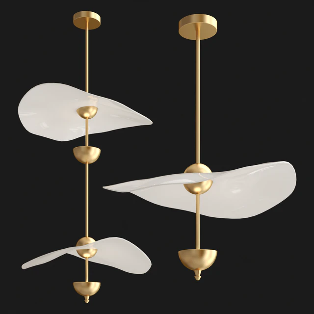 Envolee double biscuit Pendant light — Descargar