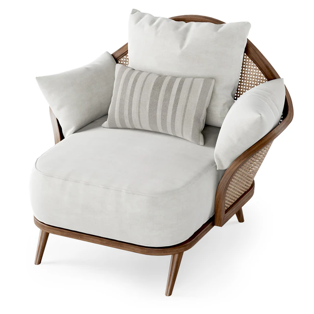 Garden lounge armchair WML / Rattan armchair — Descargar