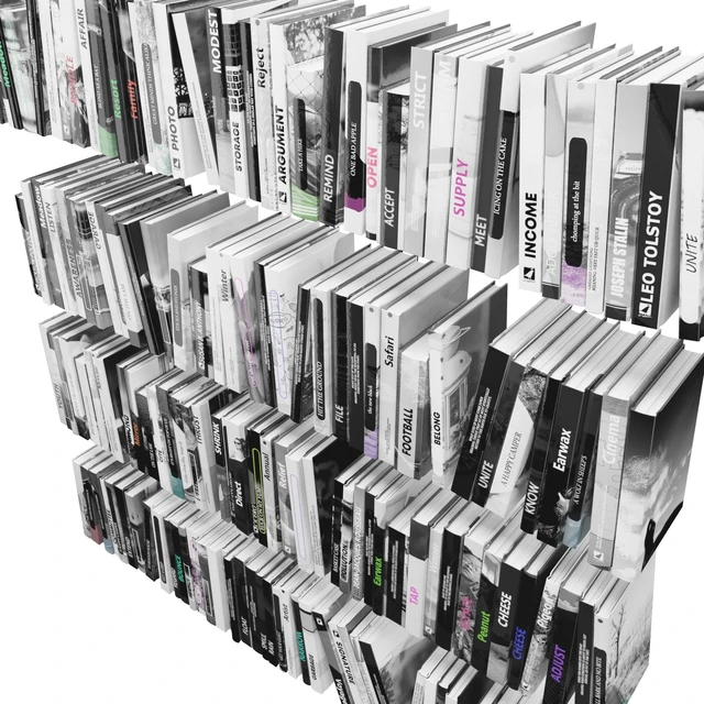 Set of books gray - 2-01 — Descargar