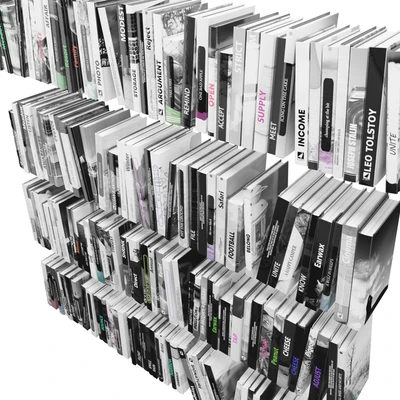 Set of books gray - 2-01 — Ver 7
