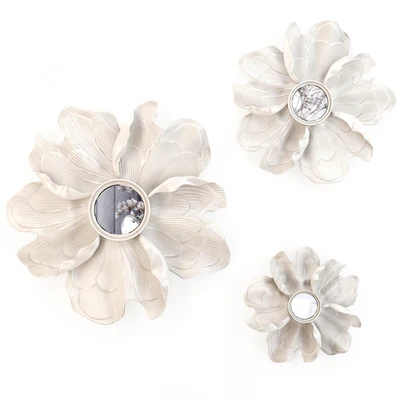 HP DECOR - Wall decor White Flower (mirror) — Вид 1