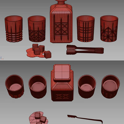 Nachtmann Highland whiskey set — Ver 3