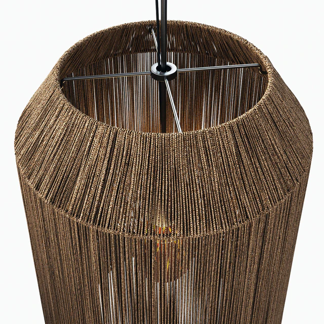 Lamp barrel rope n10 / Chandelier barrel made of ropes No. 10 — Descargar