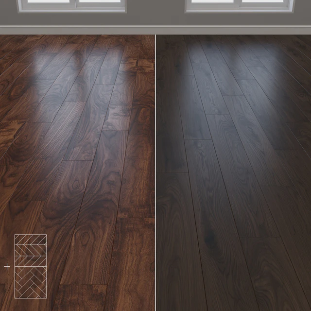 Parquet Oak 2 types layout herringbone, chevron and linear setduo36 — Descargar