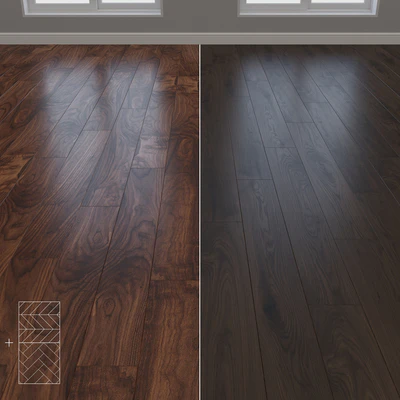 Parquet Oak 2 types layout herringbone, chevron and linear setduo36 — descargar