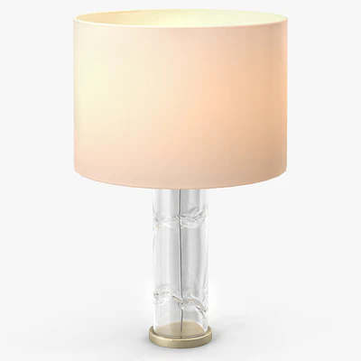 Talisman A Tall Cylindrical Glass Table Lamp — Ver 3