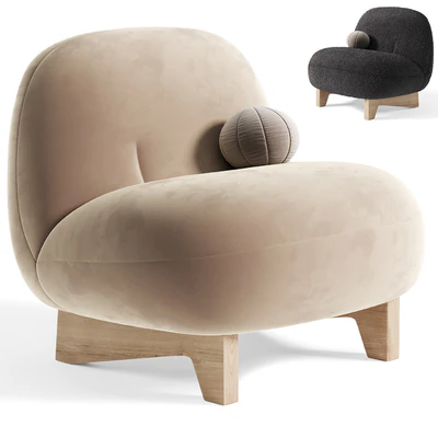 Armchair Elvit Cozy Ginger By sofa — Ver 6