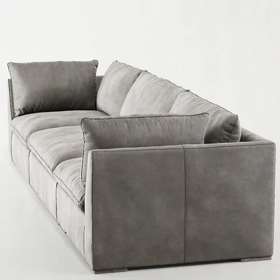 RH / COSTERA MODULAR LEATHER SOFA — Ver 5
