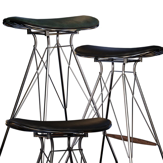 Wire Bar Stool by Overgaard & Dyrman — Скачать