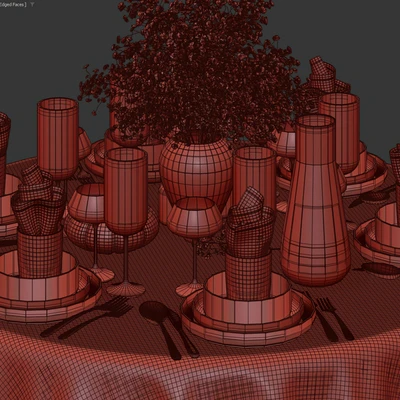 Сервировка стола / Table setting 03 — Вид 5