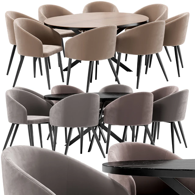 La fontain dining chair and Astra table — Descargar