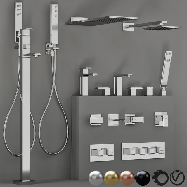 Gessi Fascino bathroom faucet set — Скачать