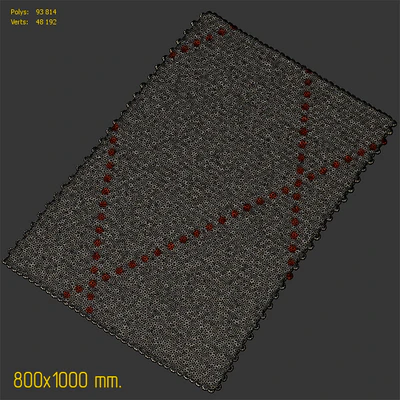 Carpet Hay Dot carpet Poppy Red rug — Ver 3