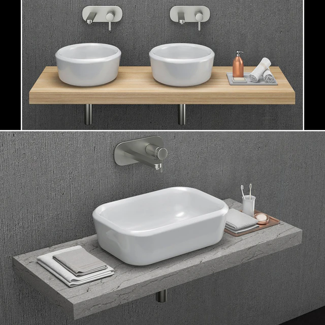 Washbasins Hatria | Pencil — Descargar