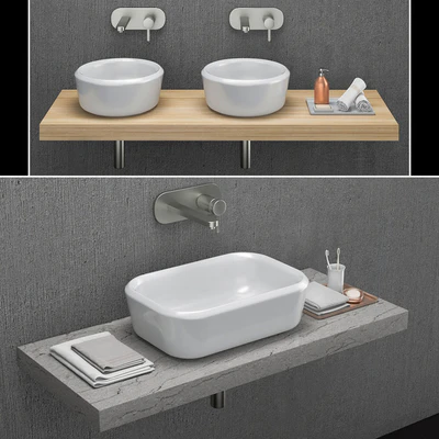 Washbasins Hatria | Pencil — Ver 1