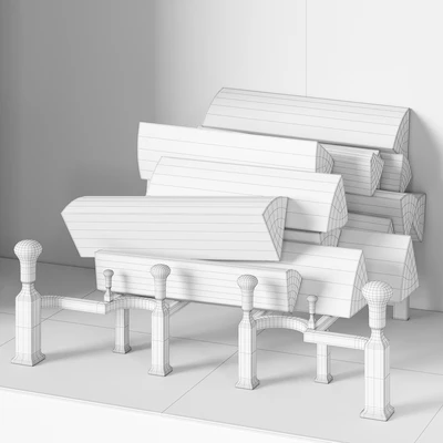 Regency Style Stone Fireplace — Вид 5