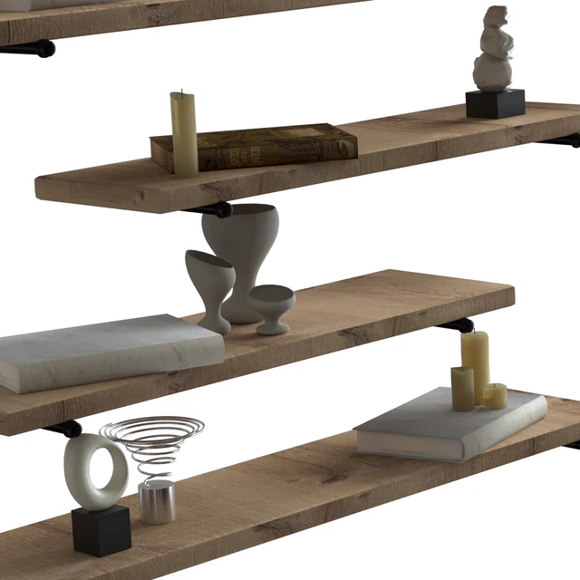 Hanging shelf with filling — Descargar