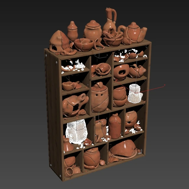 Dishes clay splinter old n2 — Descargar