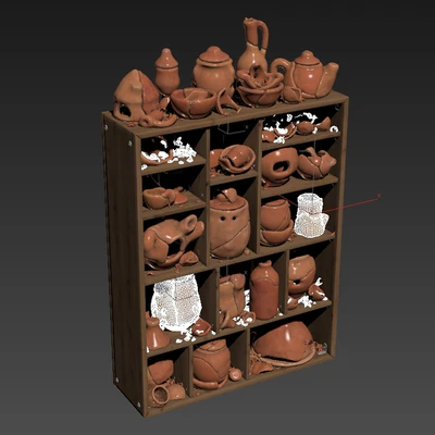 Dishes clay splinter old n2 — Ver 6