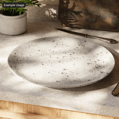 ink spot glazed ceramic pottery texture gray — Ver 6