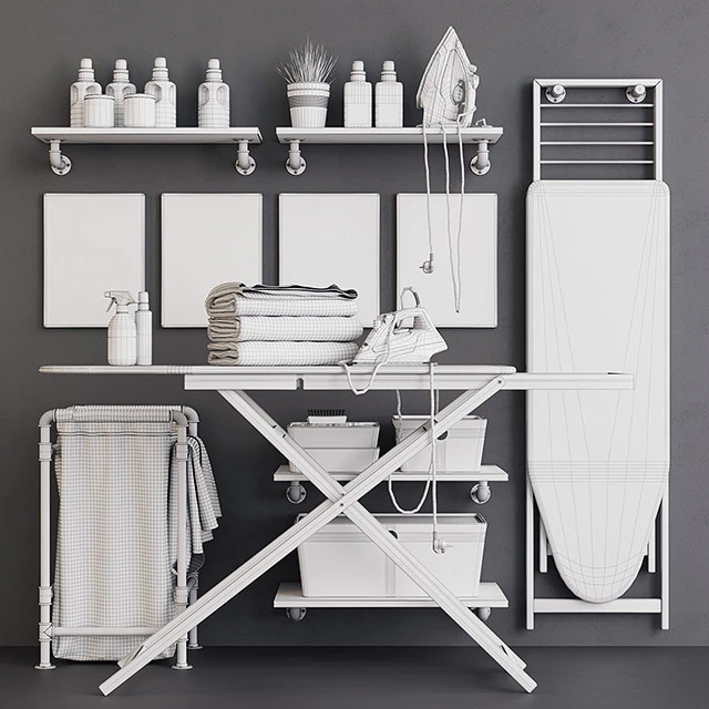Wooden Ironing Board Set — Скачать