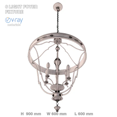 6 light pendant — Ver 3