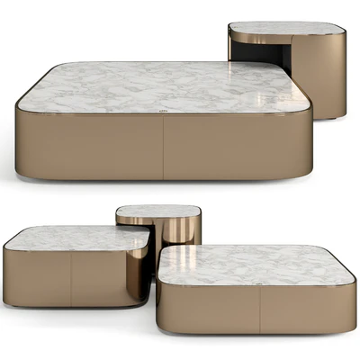 Luxence Luxury Living Parsons coffee tables set — Вид 1
