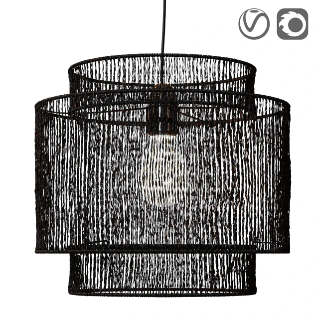 Natural hemp lamp, Yaku — Descargar