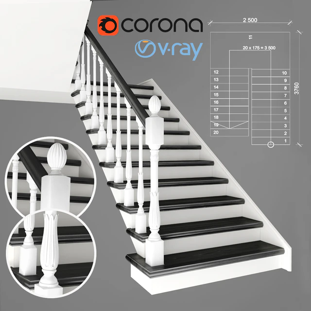 Two-staircase ladder, 3 version — Descargar