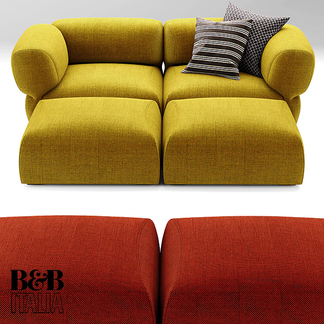 Sofa Butterfly BT007 Sofa B &amp; B Italia — Descargar