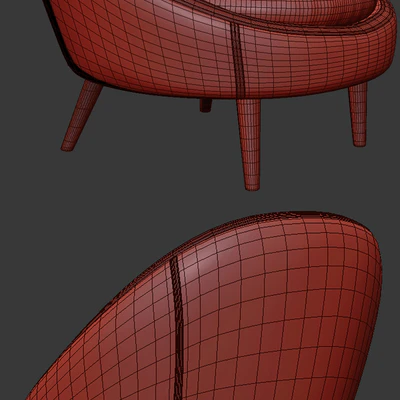 Ether Padded Armchair — Ver 2